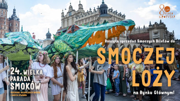 Sprzedaż biletów do Smoczej loży na Rynku Głównym