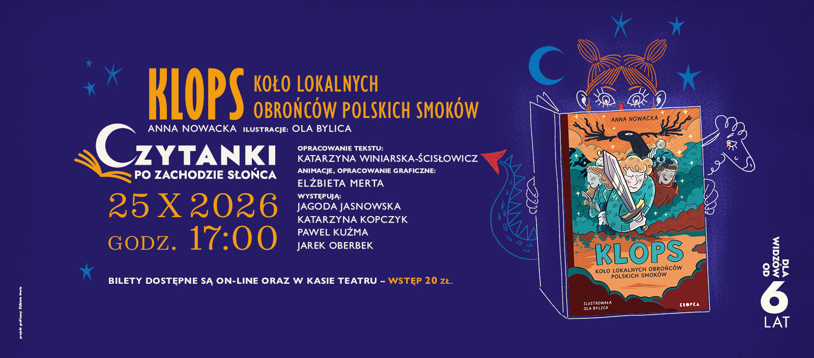 KLOPS - czytanki po zachodzie słońca