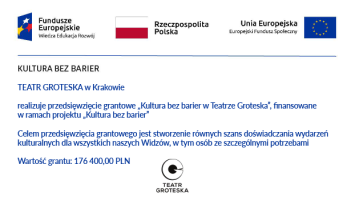 „Kultura bez barier w Teatrze Groteska”