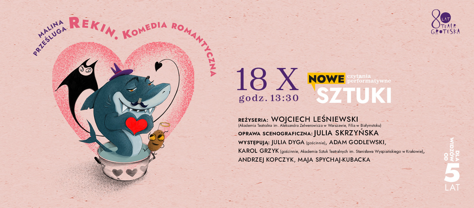 Rekin. Komedia romantyczna - czytanie performatywne
