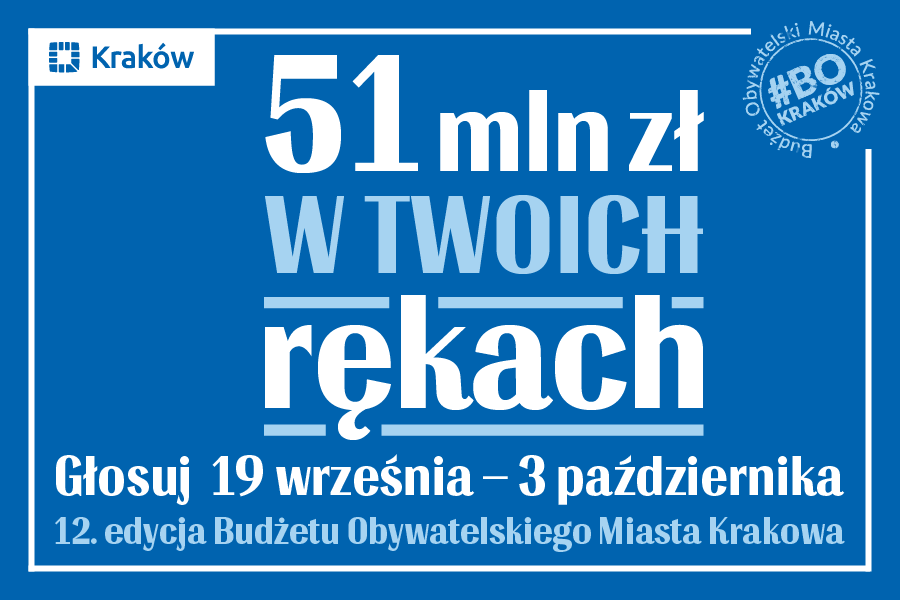 12 edycja Budżetu Obywatelskiego Miasta Krakowa